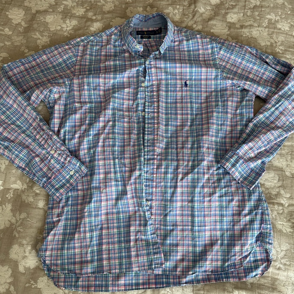 Ralph Lauren Blue Label Multicolor Plaid Shirt